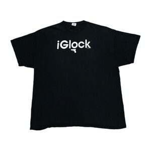 Vtg Y2K iGlock Gun Parody Tee